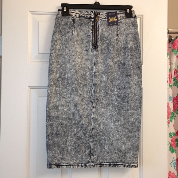 Jeans Pencil Skirt - Picture 4 of 5